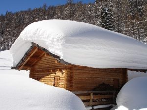 too much snow on a roof